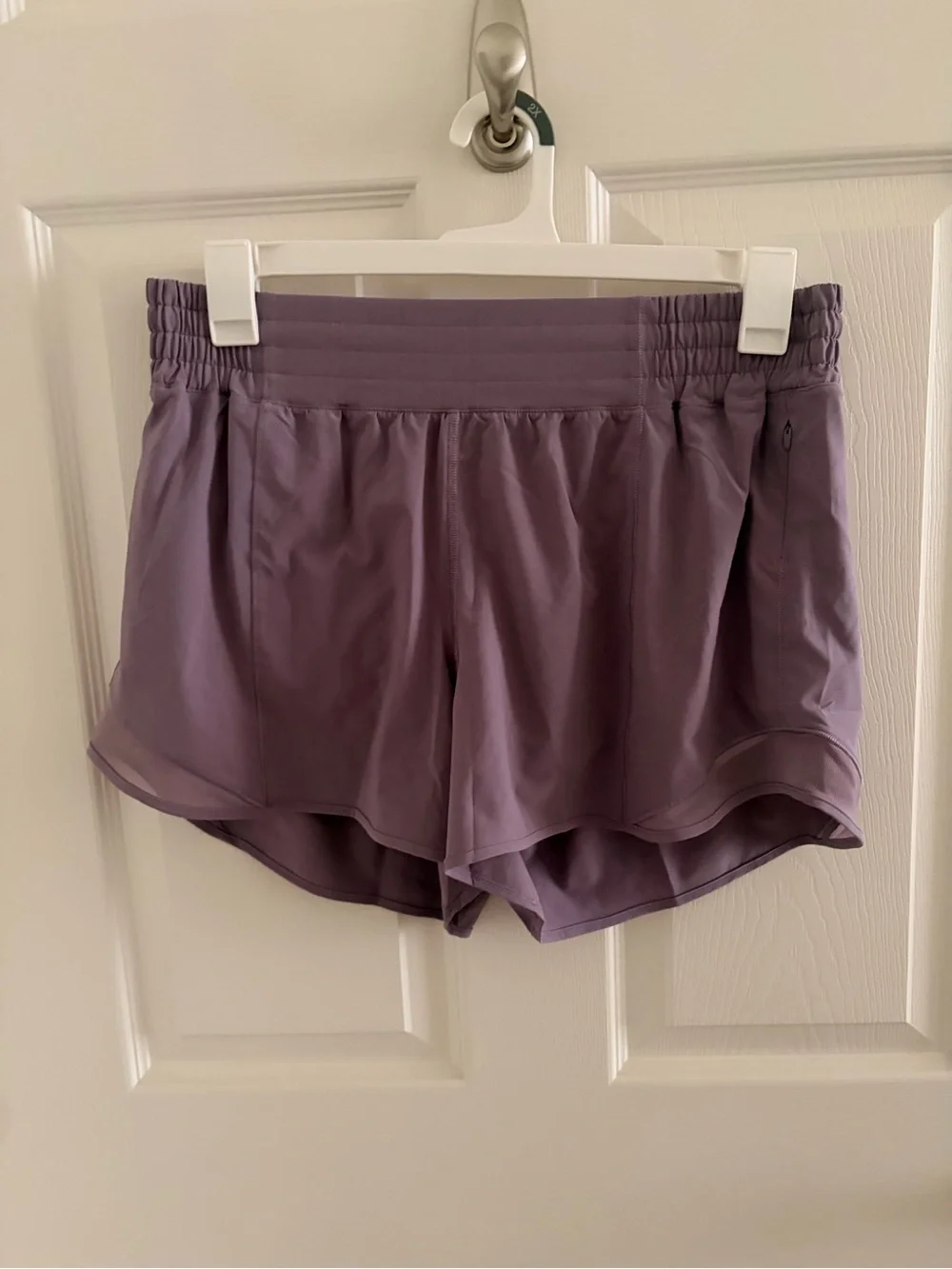 Lululemon Purple Ash Hotty Hot Shorts 4”
